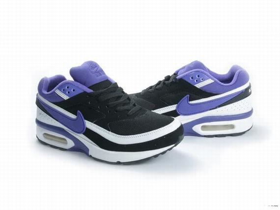New Men'S Nike Air Max Black/White/Purple
